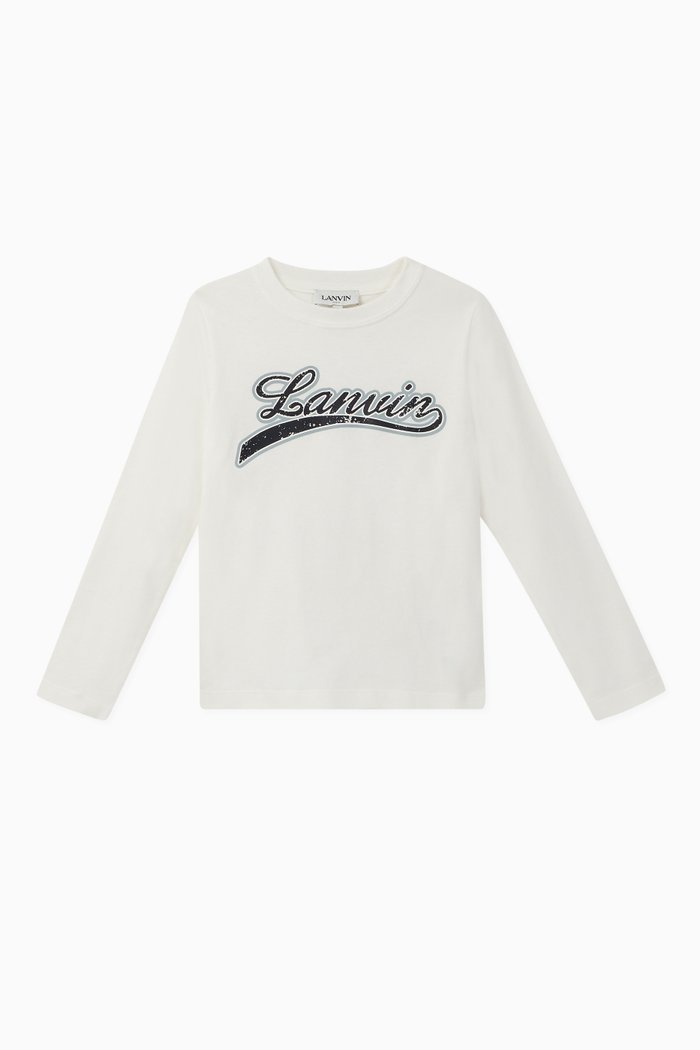 Logo Cotton T-Shirt, Neutral