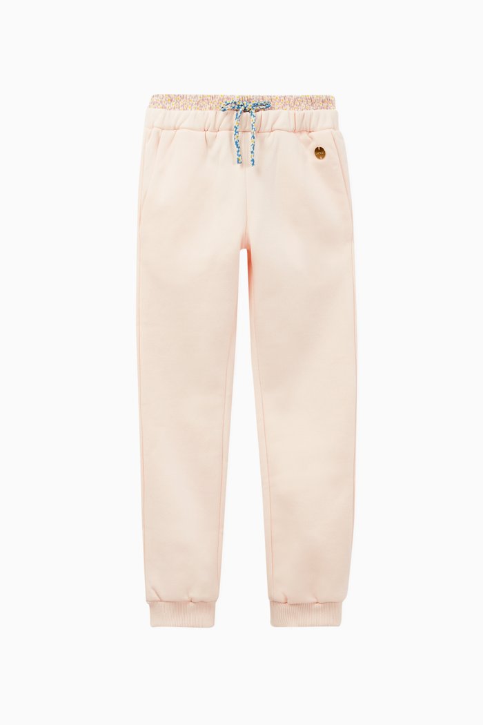

Cotton Fleece Sweatpants, Pink