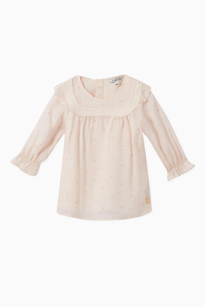

Logo Print Dress & Bloomers, Pink