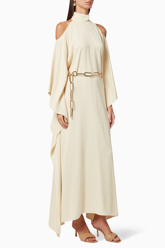 

La Divina Maxi Kaftan, White