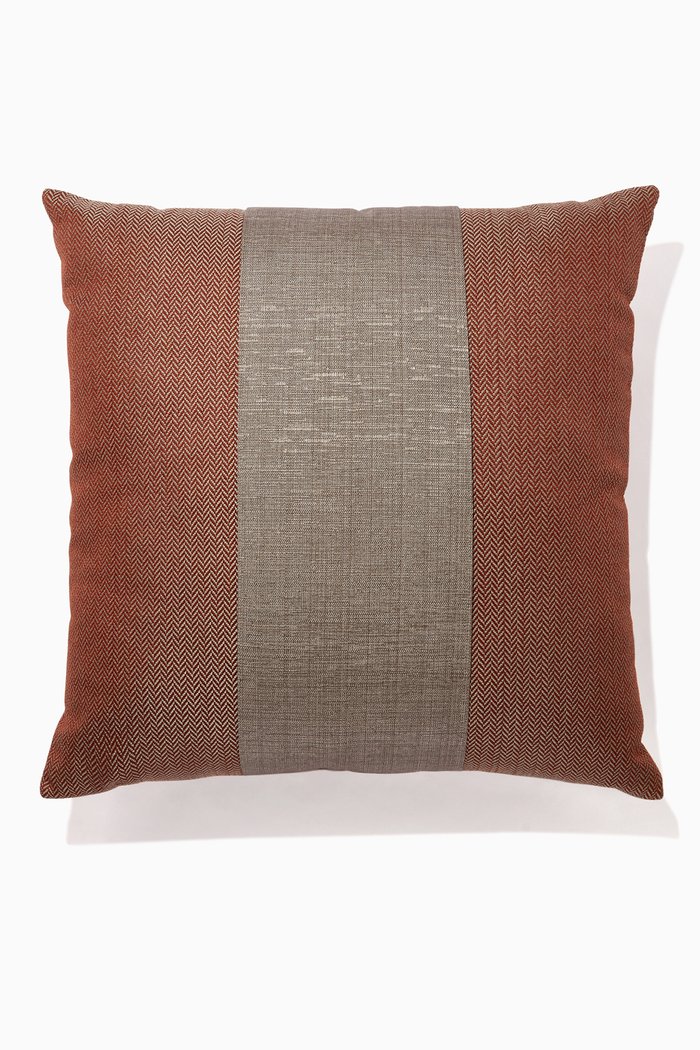 

Stripe Herringbone Cushion, 60 x 60, Multicolour