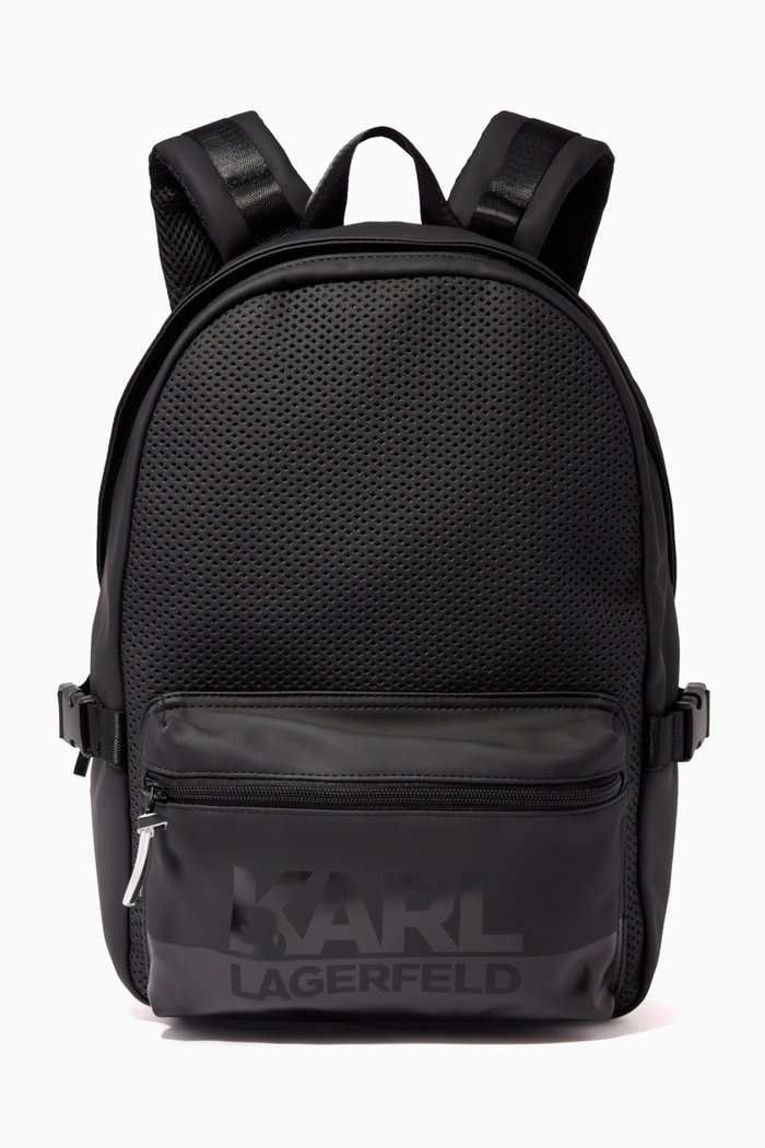 

Logo Backpack in PU, Black