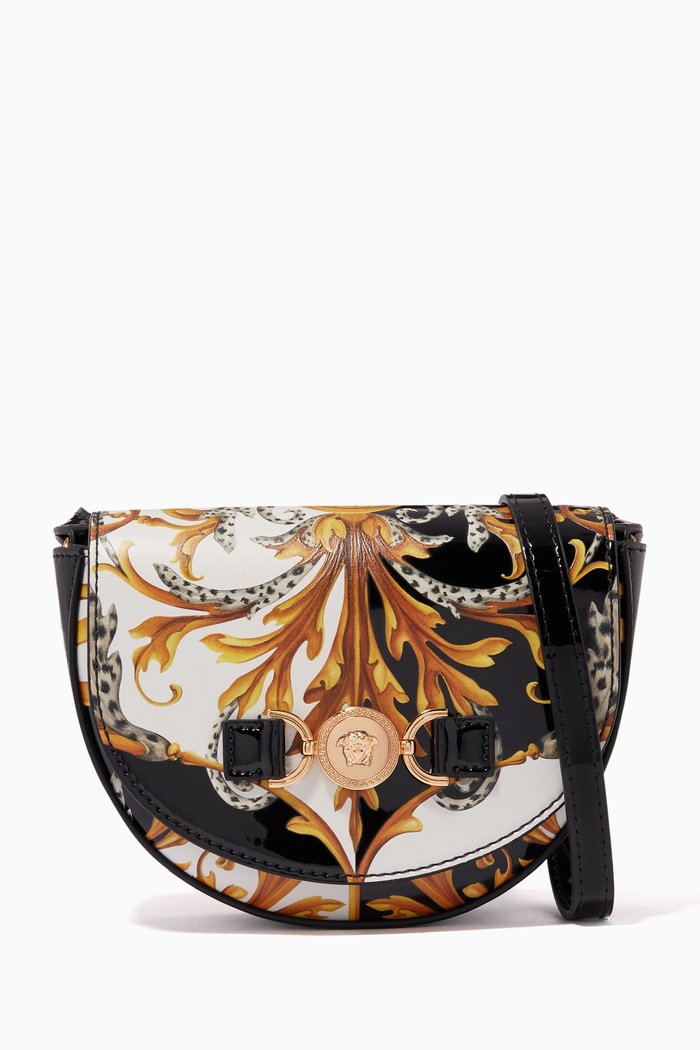 

Shoulder Bag in Acanthus Calf Leather, Multicolour
