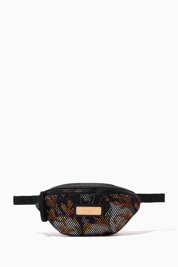 

Belt Bag in Acanthus Mesh Nylon, Black