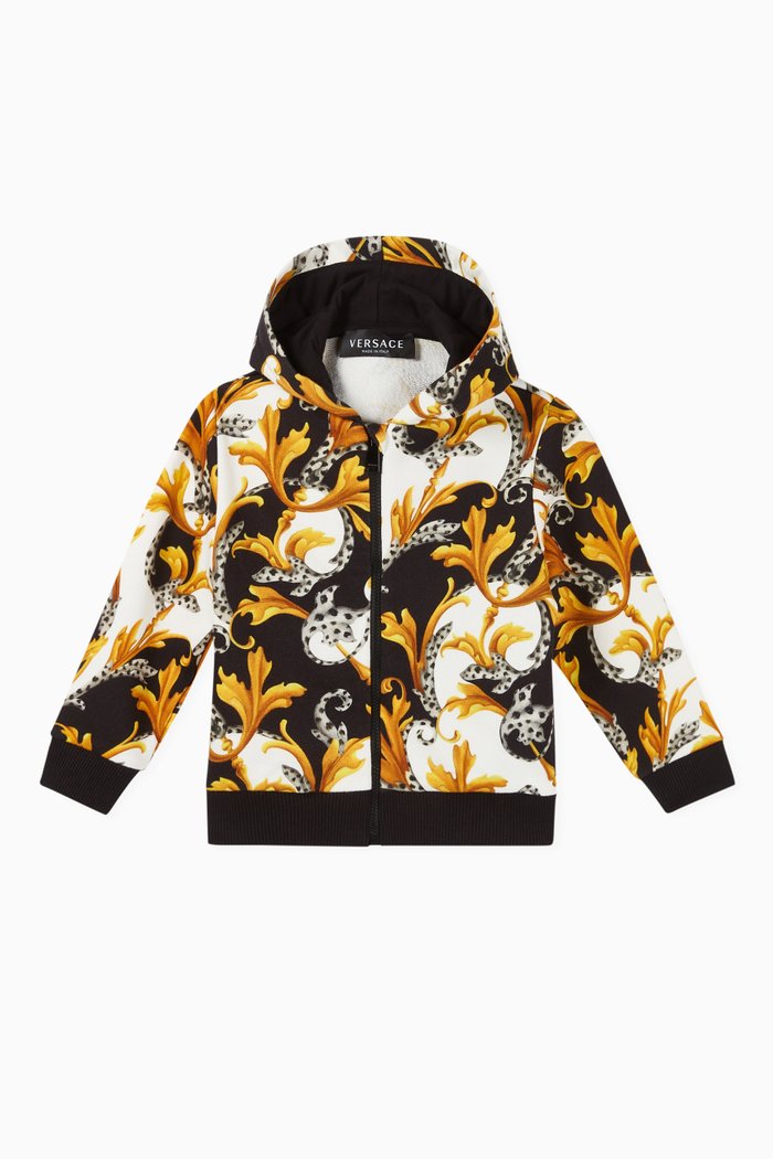 

Acanthus Cotton Hoodie, Multicolour
