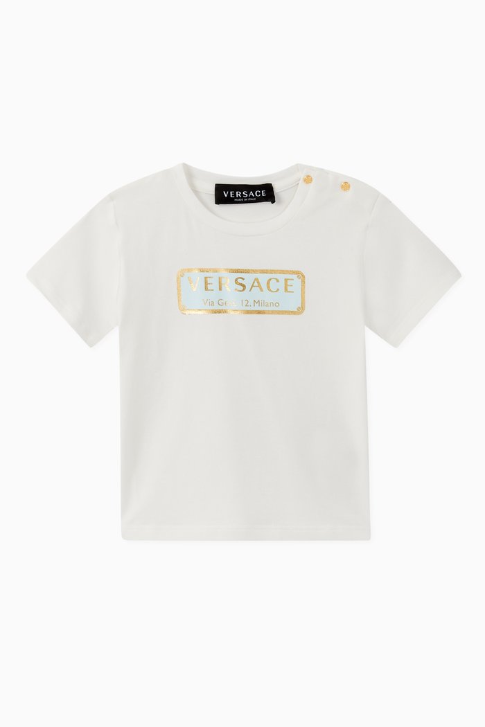 

License Plate Logo Jersey T-Shirt, White