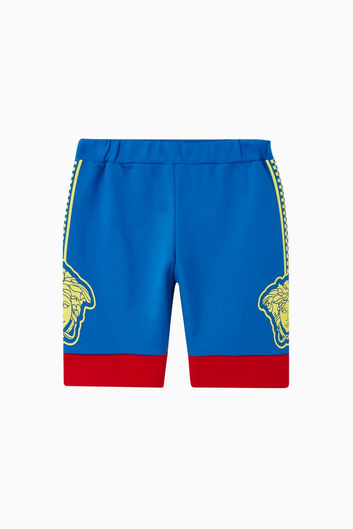 

Medusa Cotton Shorts, Blue
