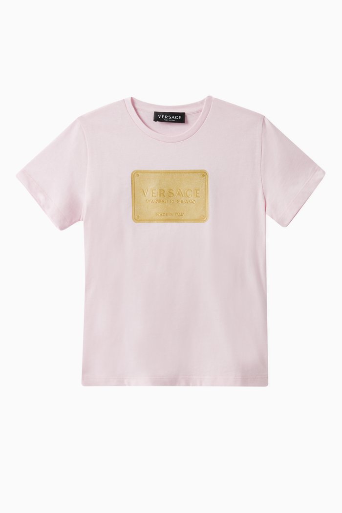 

License Plate Logo T-Shirt, Pink