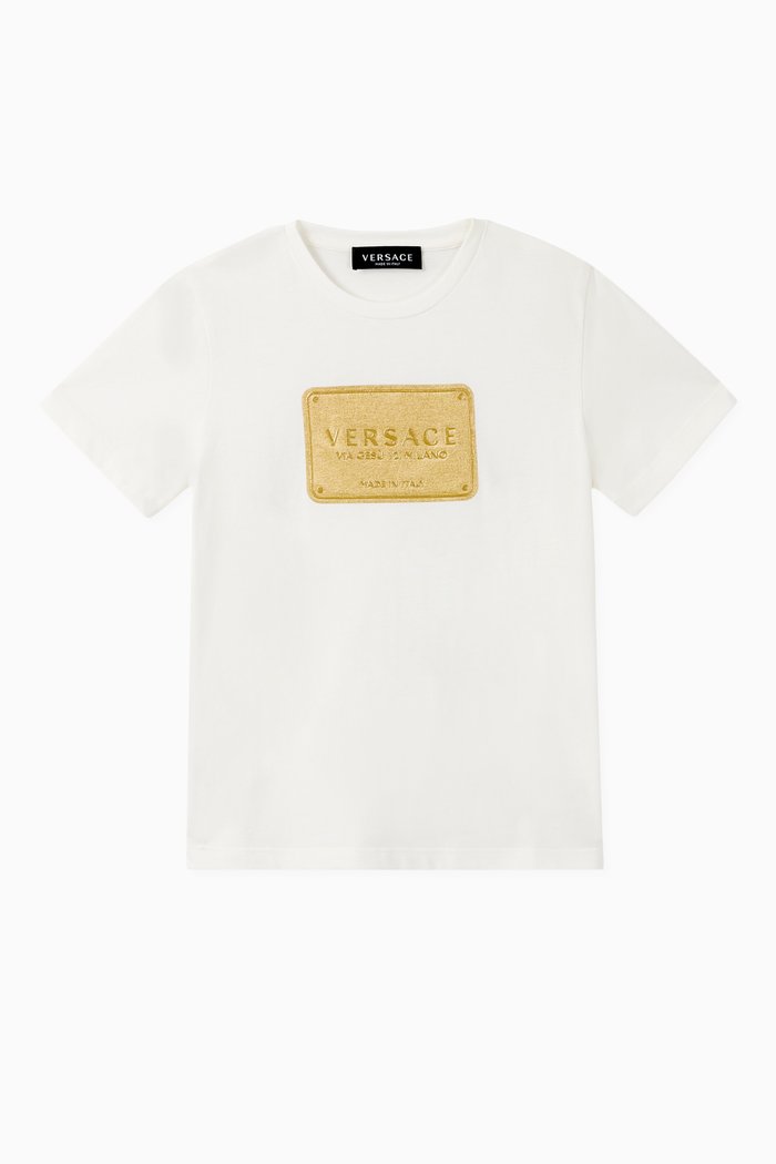 

License Plate Logo T-Shirt, White