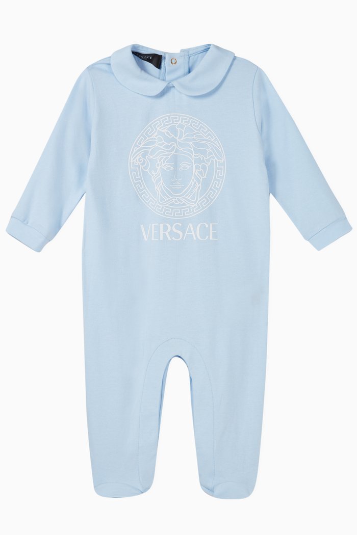 

Medusa Jersey Romper, Blue