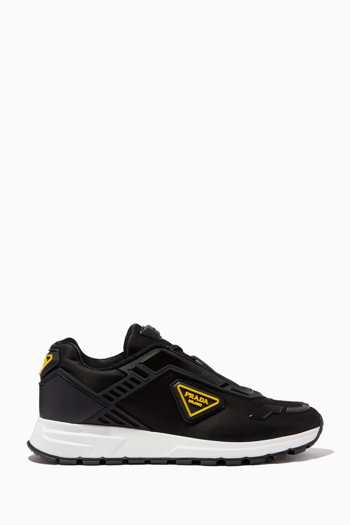 

Prax 01 Sneakers in Nylon Gabardine, Black
