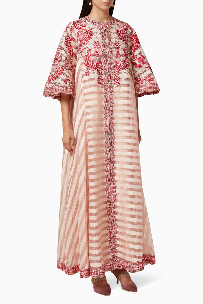 

Ara Embroidered Sleeve Kaftan, Pink