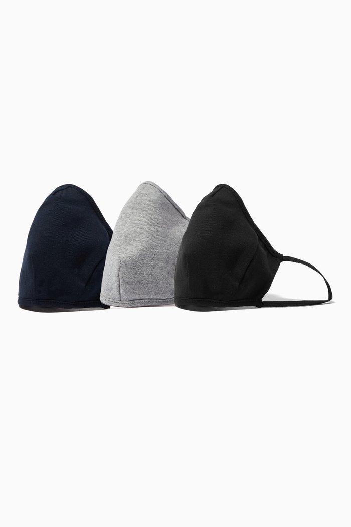 

Interlock Cotton Face Mask Set, Multicolour