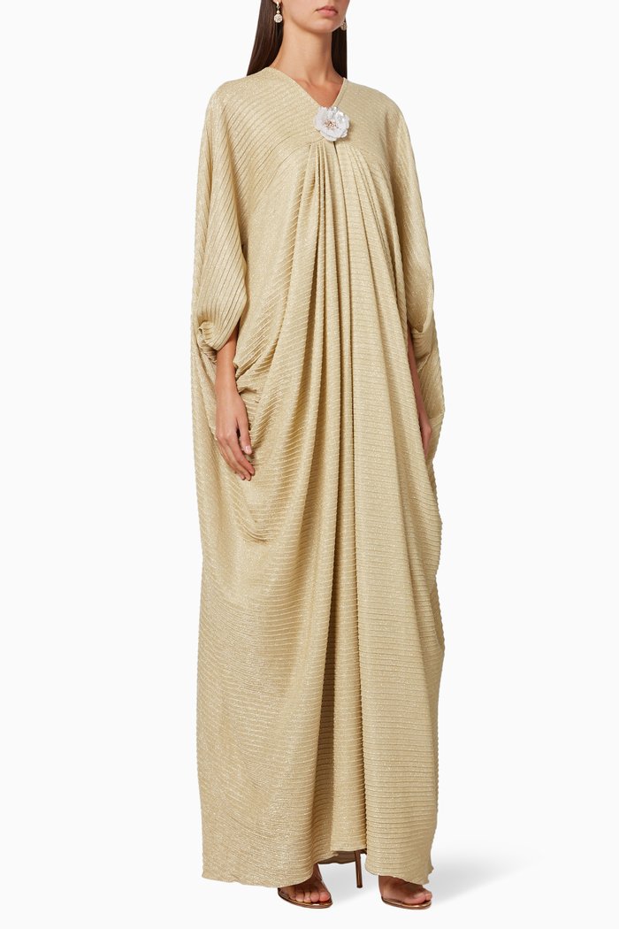 

Magnolia Kaftan Dress, Gold