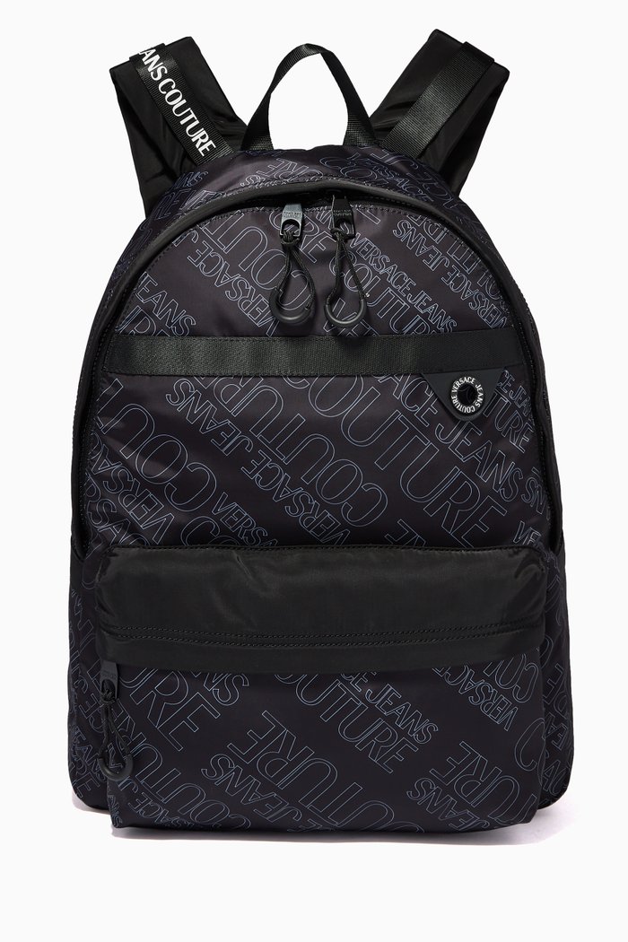 

Backpack in Logomania Nylon, Black