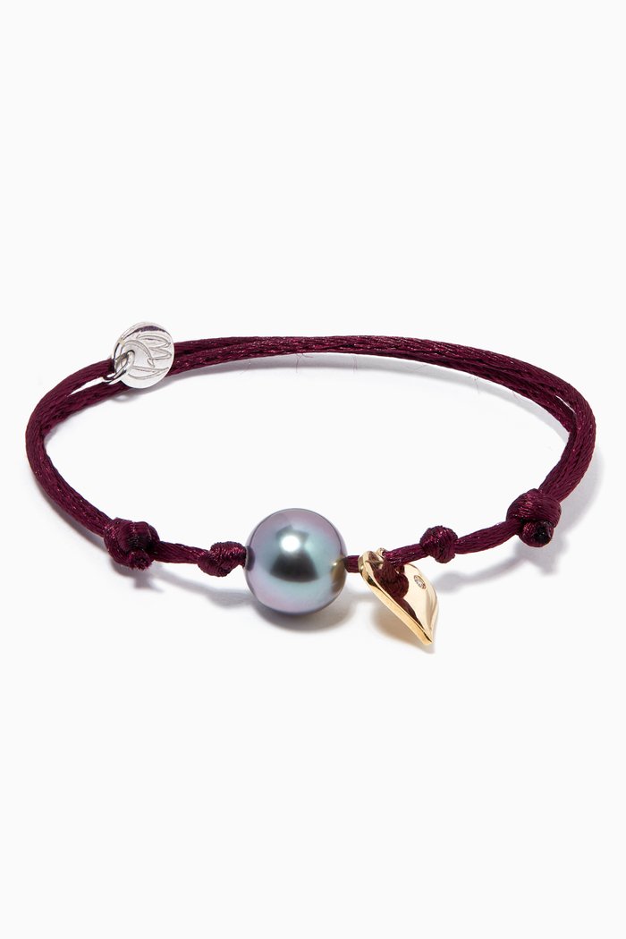

Wan Design Pearl Diamond Charm Bracelet in 18kt Yellow Gold