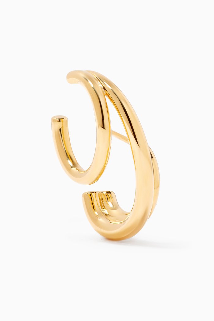 

Triplet Single Earring in 18kt Vermeil, Yellow