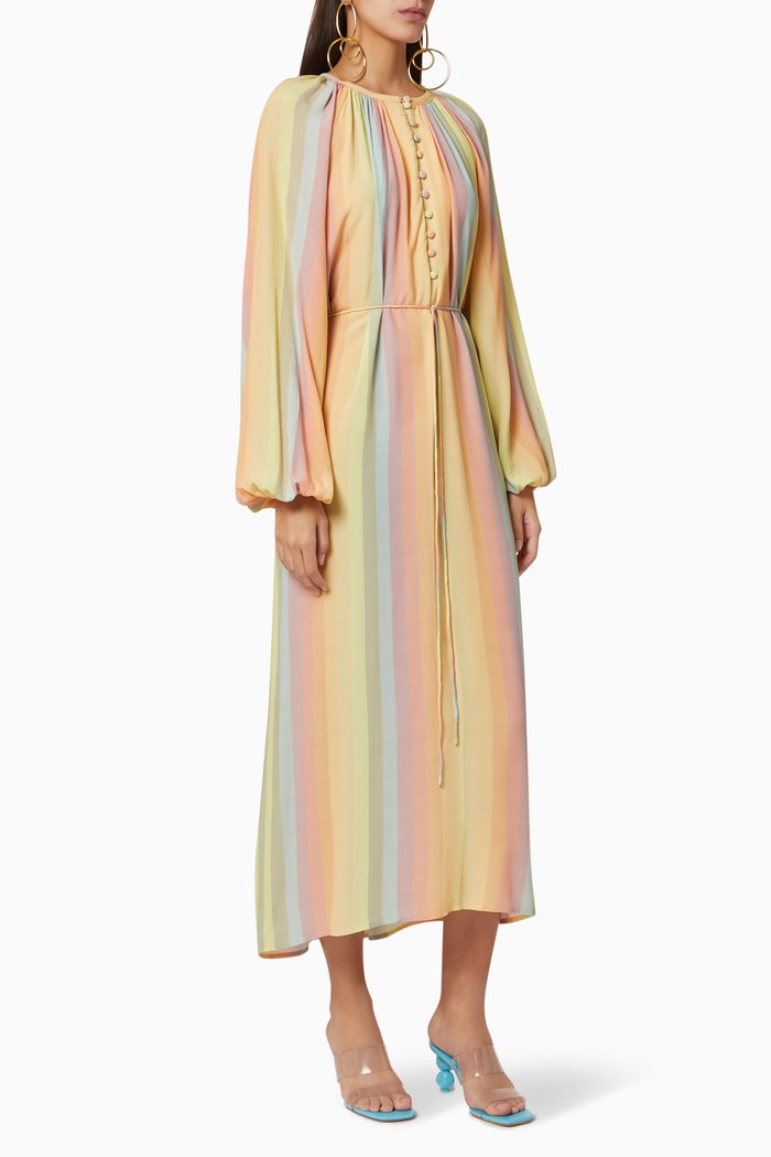 

Elia Rainbow Dress, Orange