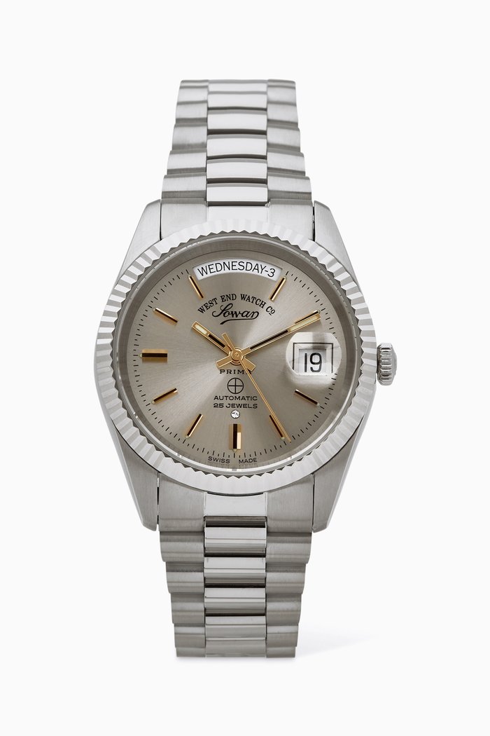 

The Classics Automatic 37mm Watch, Silver