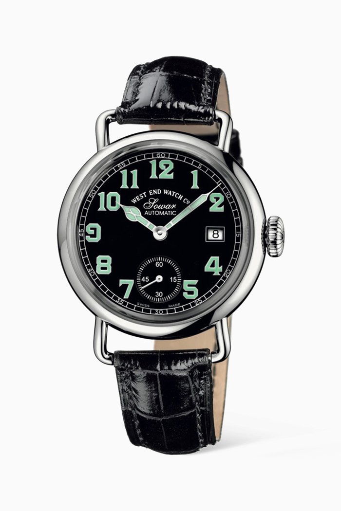 

Sowar 1916 Automatic 39mm Watch, Black