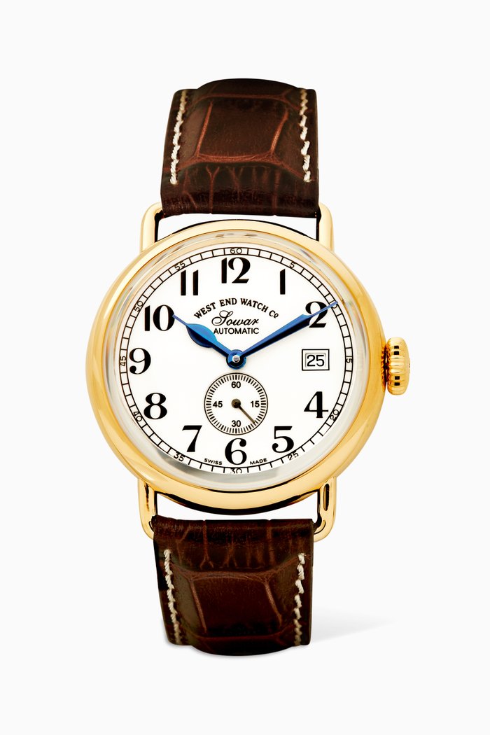 

Sowar 1916 Automatic 39mm Watch, Brown