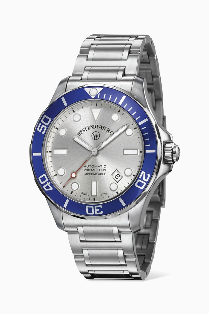 

Impermeable Automatic 42mm Watch, Silver