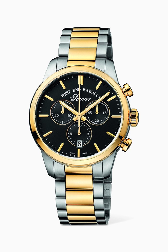 

Everbright Chronograph Quartz 40mm Watch, Multicolour