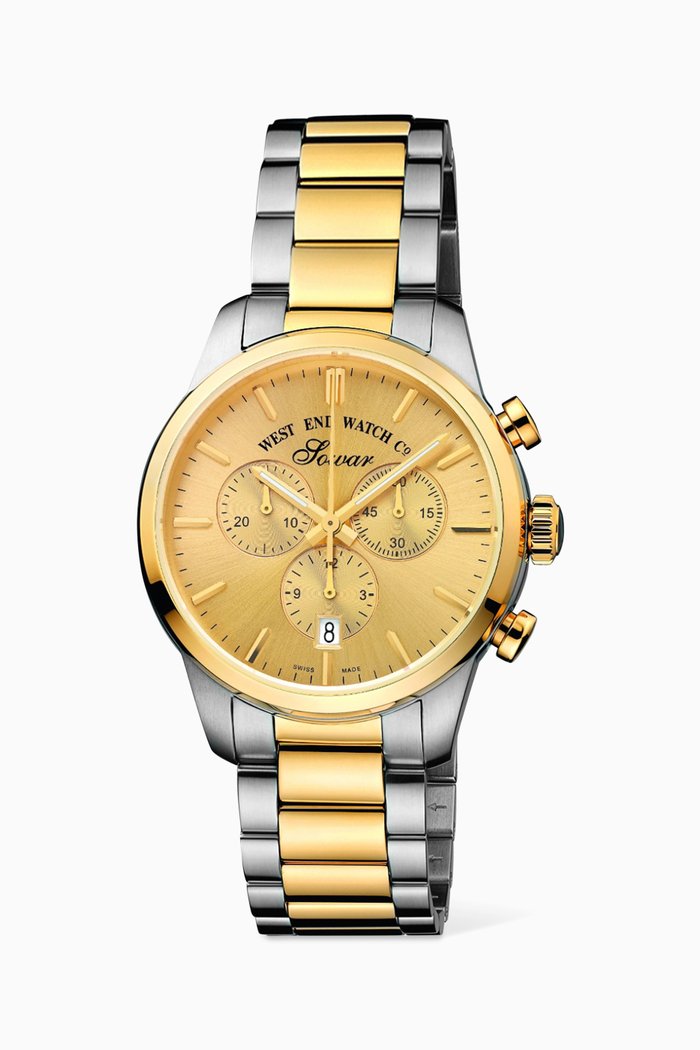 

Everbright Chronograph Quartz 40mm Watch, Multicolour