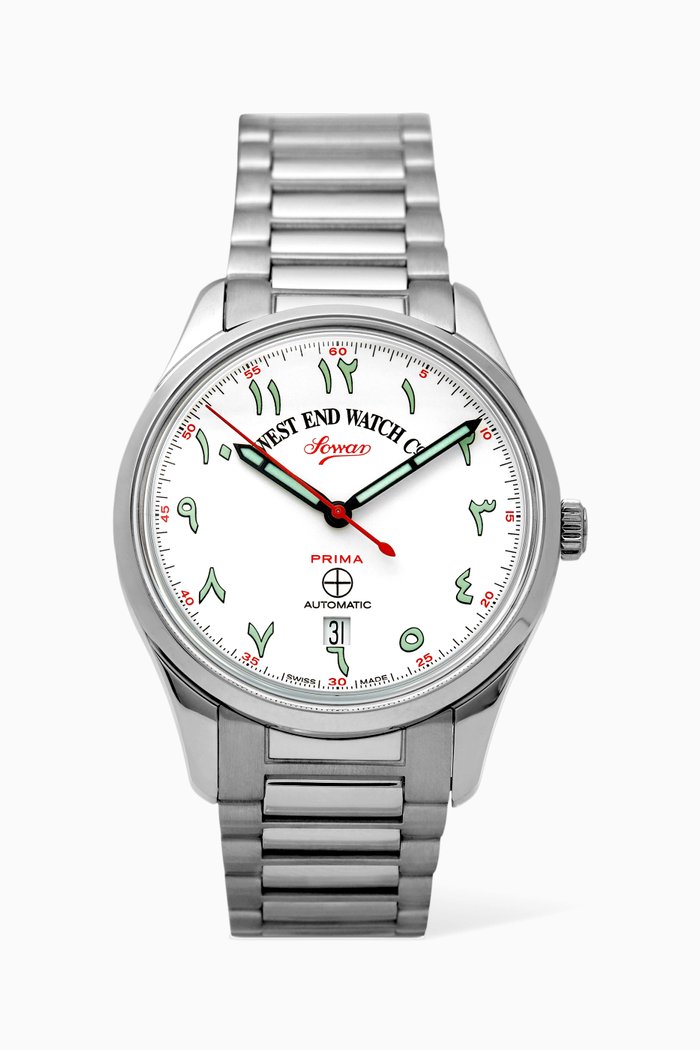 

Sowar Prima Automatic 39mm Watch, Silver