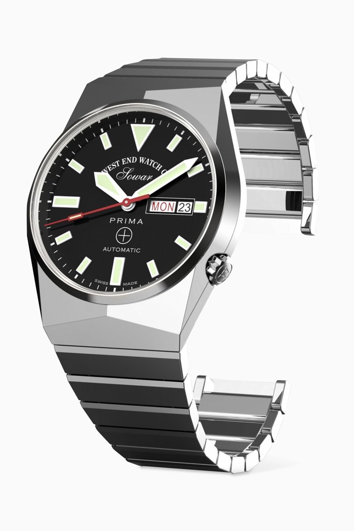 

8457 Automatic 40mm Watch, Silver