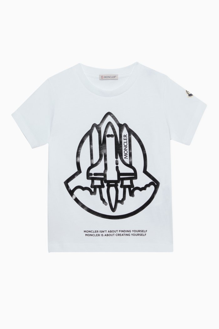 

Rocket Graphic Print T-Shirt, White