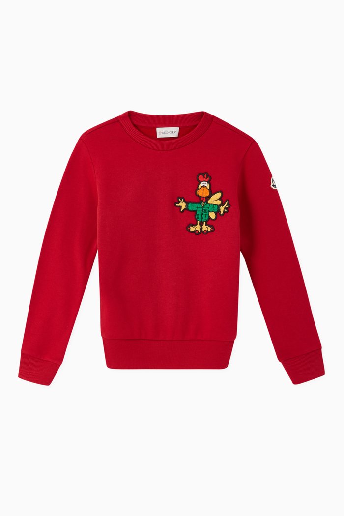 

Duck Patch Jersey Sweatshirt, Red