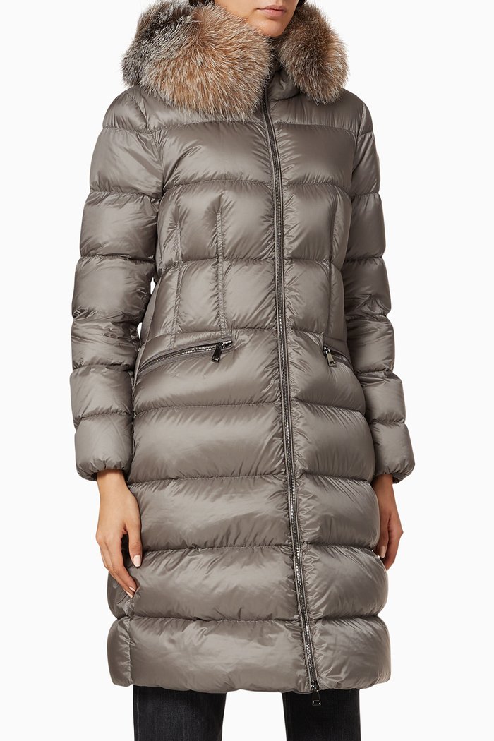 

Boedic Down Quilted Nylon Parka, Grey