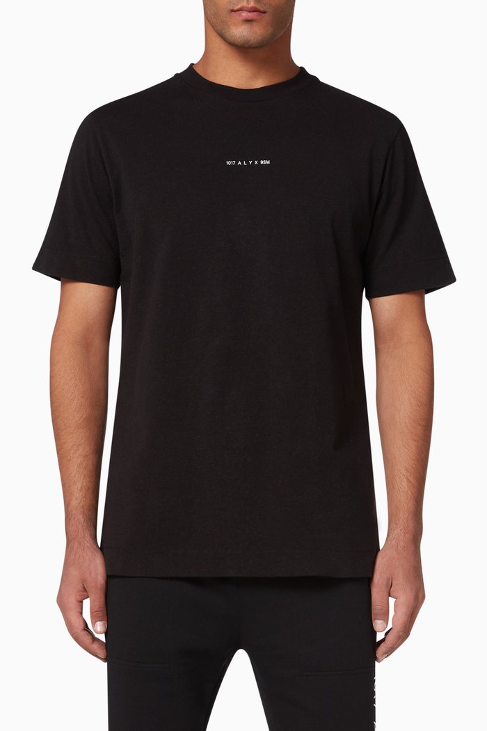 

Sphere Logo Cotton T-Shirt, Black