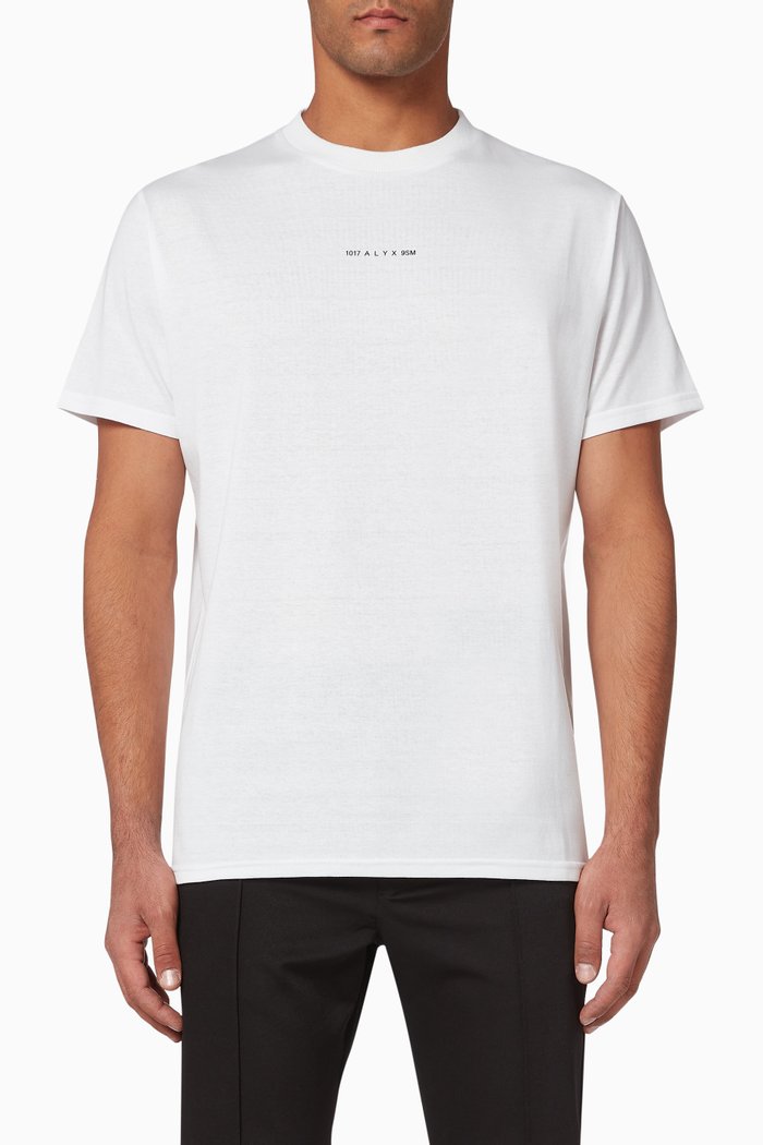 

Logo Cotton T-Shirt, White