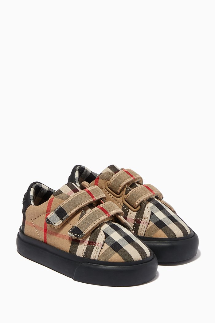 

Sneakers in Vintage Check Cotton, Neutral