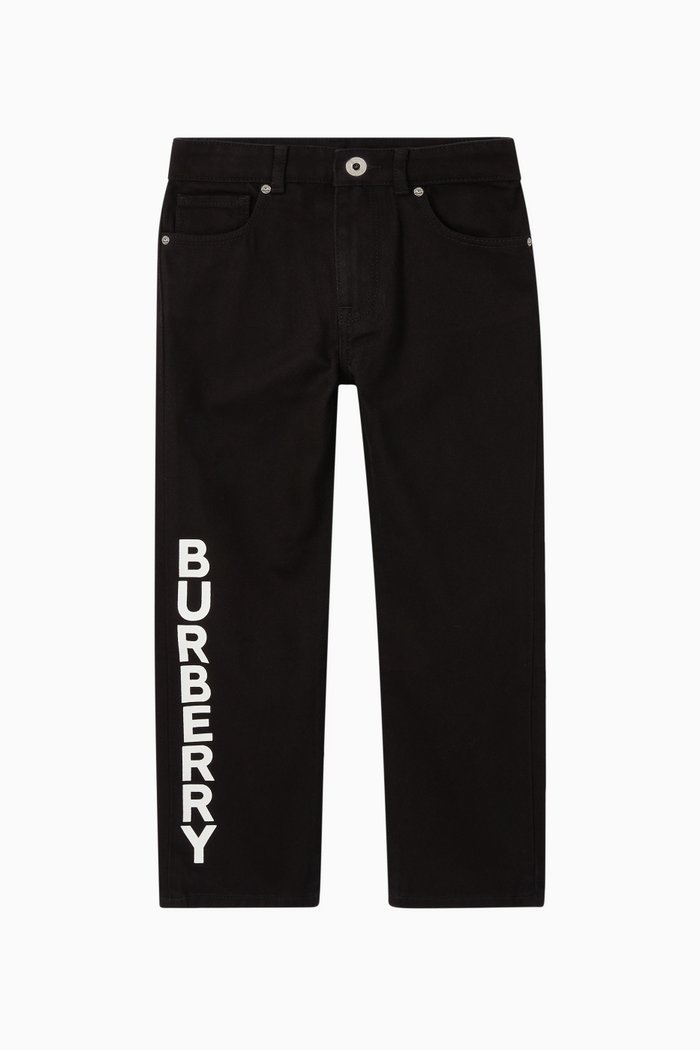 

Logo Japanese Denim Jeans, Black