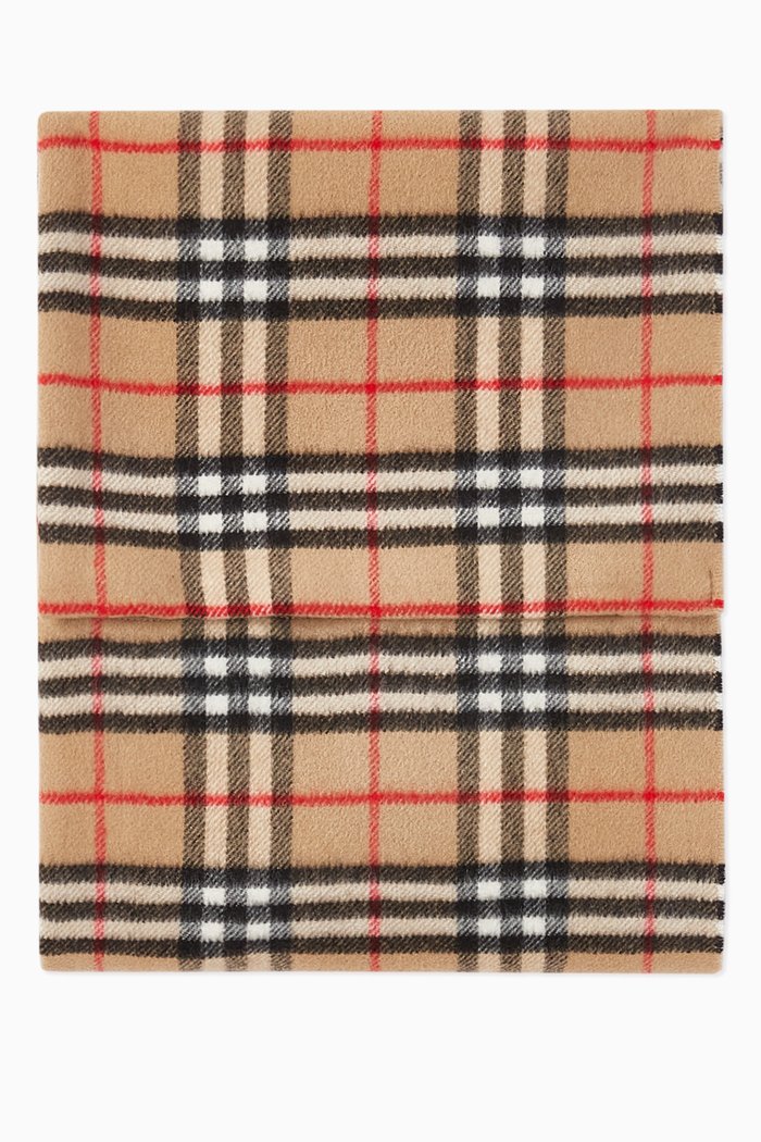 

Vintage Check Cashmere Snood, Neutral