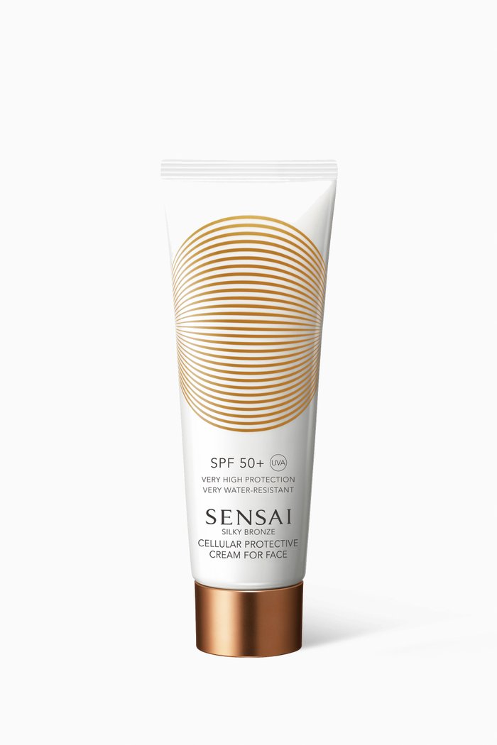 Silky Bronze Cellular Protective Cream For Face SPF50+, 50ml, Colourless