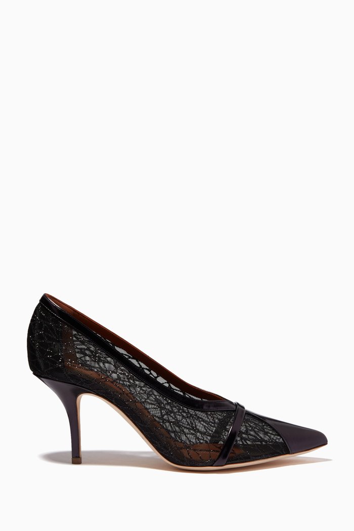 

Brook 70 Pumps in Glitter Mesh, Black