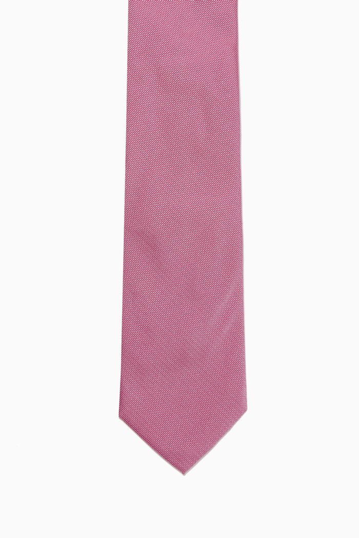 

Patterned Tie in Silk, Pink