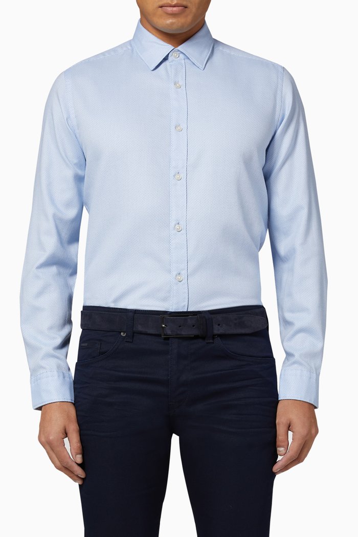 

Lukas 53 Cotton Shirt, Blue