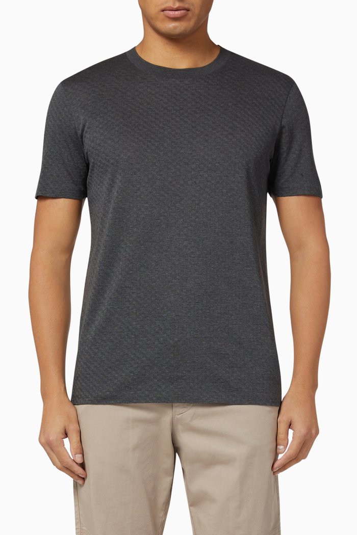 

T-Tesar 19 Cotton T-Shirt, Grey