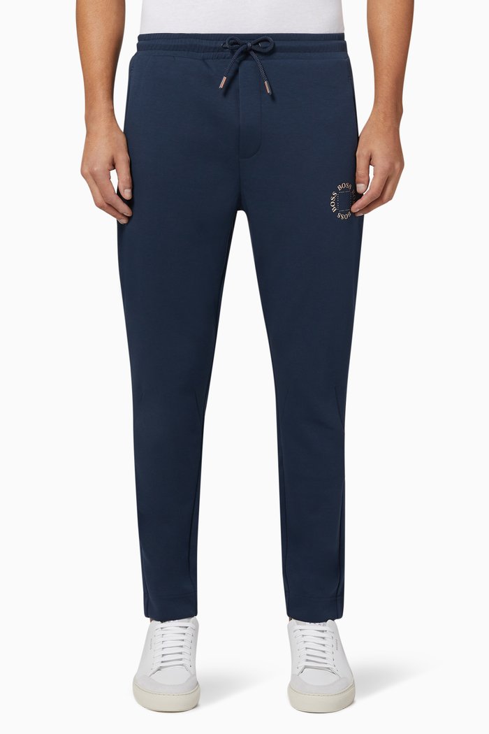 

Halboa Metallic Logo Sweatpants, Blue