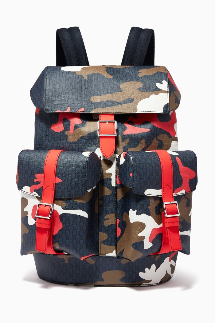 

Camouflage Backpack in Nylon, Multicolour