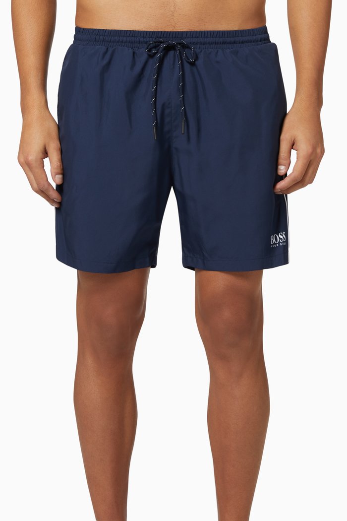 

Starfish Logo Swim Shorts, Blue