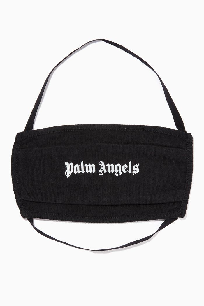 

Logo Face Mask in Cotton, Black