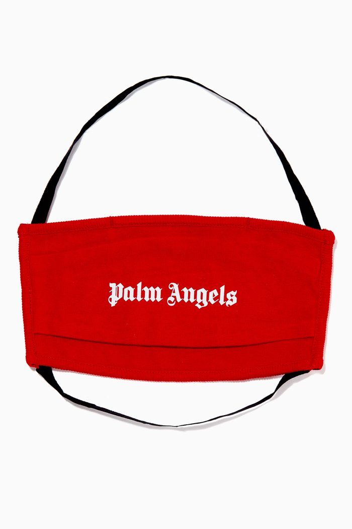 

Logo Face Mask in Cotton, Red