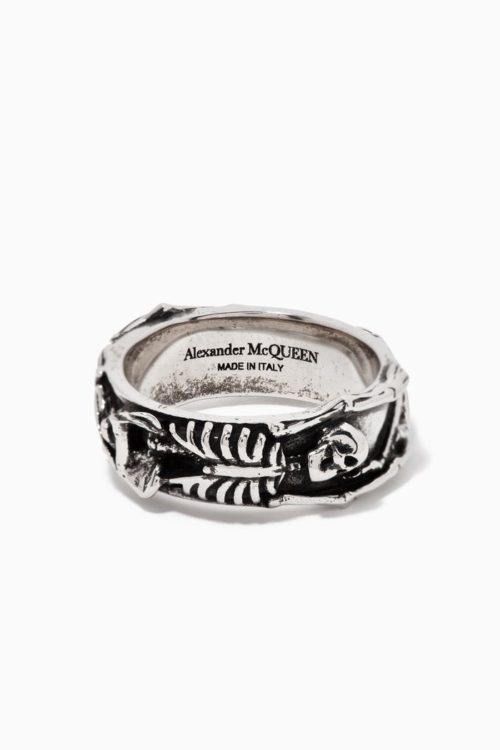 

Dancing Skeleton Ring, Silver