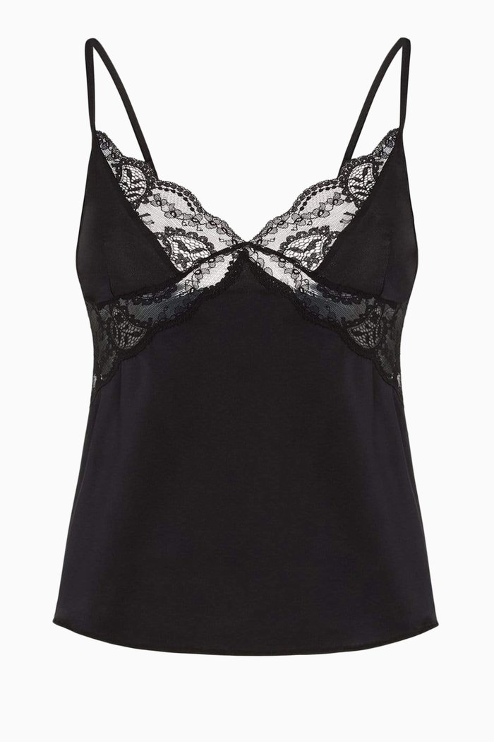 

Rita Silk Camisole, Black